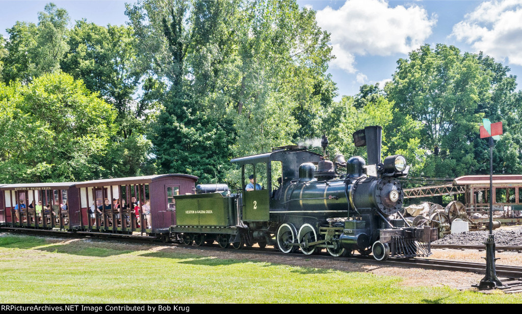 Compania Agricola de Guatemala steam locomotive number 2 at Hesston